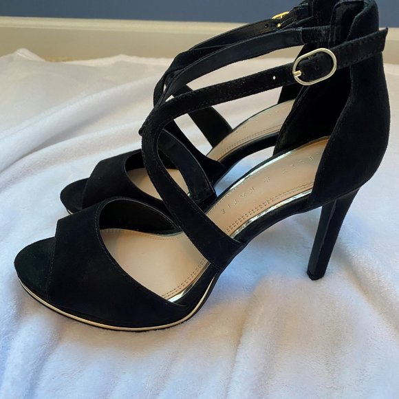 Kelly and Katie Platform Sandal Black 3¾" Heel - Picture 6 of 8